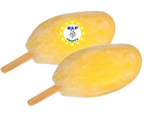 Frozen mango sticks