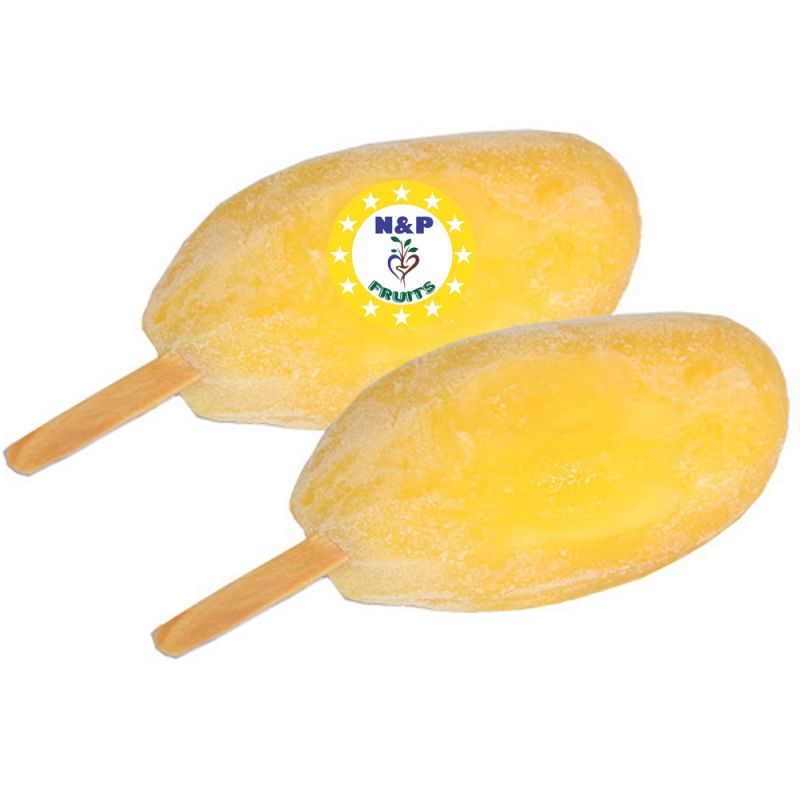 Frozen mango sticks